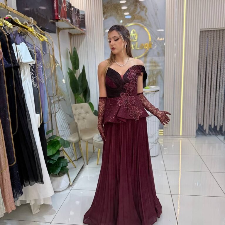 Robe de soirée de style victorien